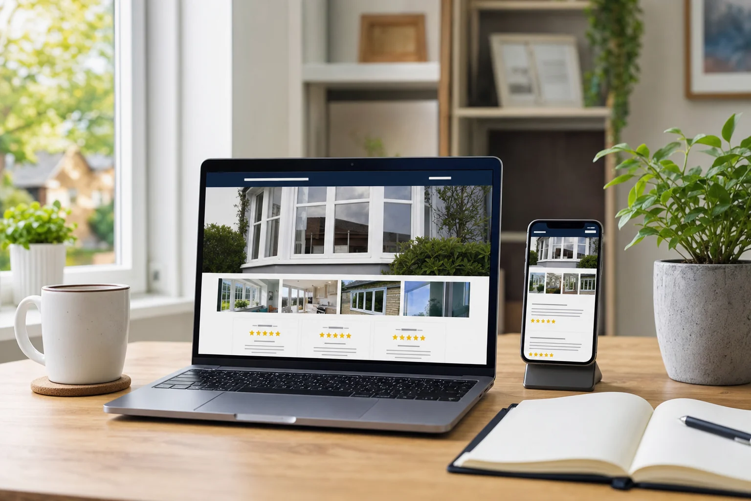 How to make a trade website look professional
